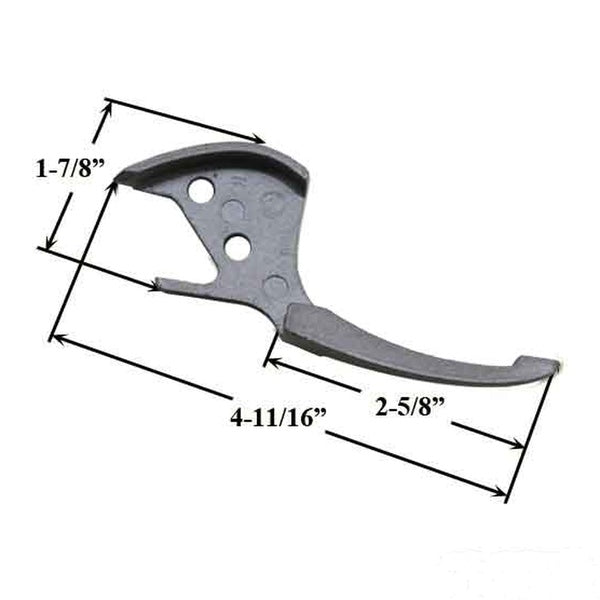 Casement Sash Lock Handle, Old Style - Left Hand - Champagne - Casement Sash Lock Handle, Old Style - Left Hand - Champagne