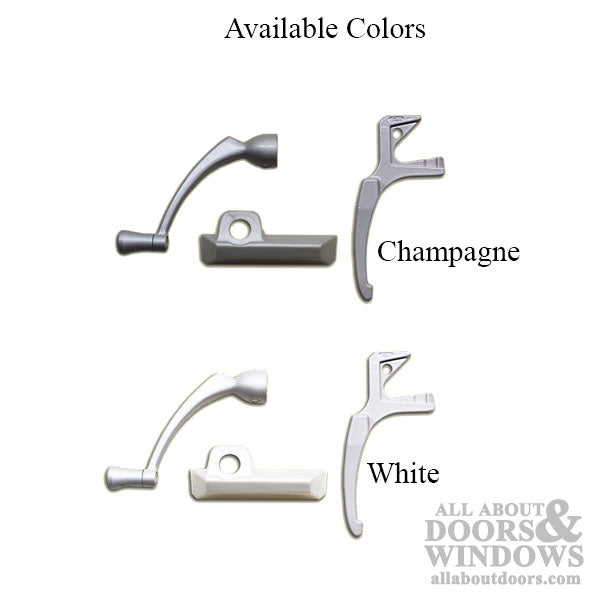 Hardware Pack, Square Top Cover, Handle, Old Style, Lock Handle, Left Hand - Choose Color - Hardware Pack, Square Top Cover, Handle, Old Style, Lock Handle, Left Hand - Choose Color