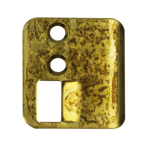Left Handed Strike Plate, PS0021L, Shootbolt.1.63 x 1.75- Brass - Left Handed Strike Plate, PS0021L, Shootbolt.1.63 x 1.75- Brass