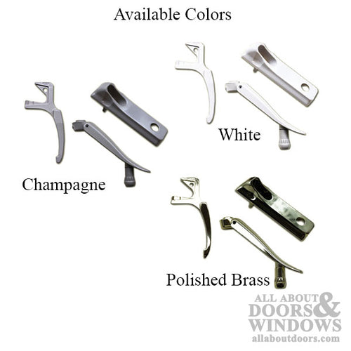 Folding Handle, Cover & Right Hand Lock, Pella 2000-Current - Choose Color - Folding Handle, Cover & Right Hand Lock, Pella 2000-Current - Choose Color