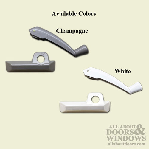 Right Hand Square Cover and Folding Crank Handle - Choose Color - Right Hand Square Cover and Folding Crank Handle - Choose Color