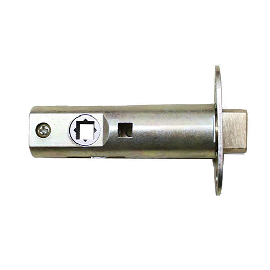 Passage Spring Latch 2-3/4  Backset, 8mm Hub  Brass