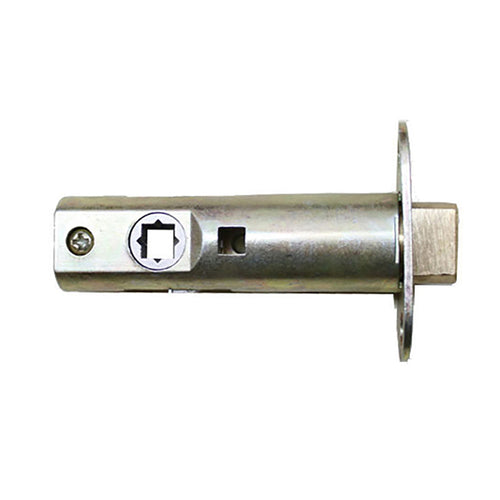 Passage Spring Latch 2-3/4  Backset, 8mm Hub  Brass - Passage Spring Latch 2-3/4  Backset, 8mm Hub  Brass