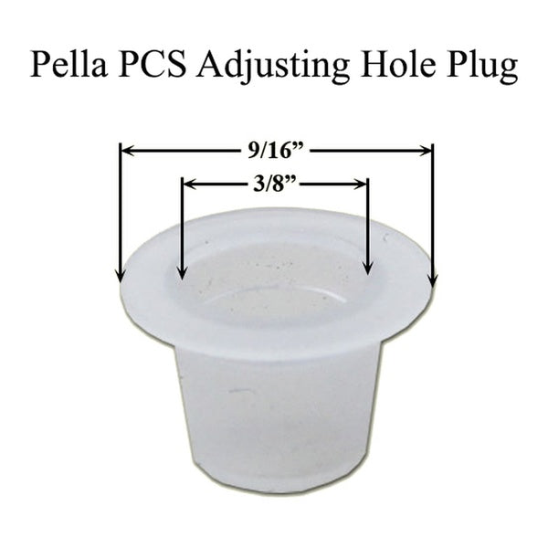Pella PCS Adjusting Hole Plug - For Pella Pro-Line Sliding Door - Pella PCS Adjusting Hole Plug - For Pella Pro-Line Sliding Door