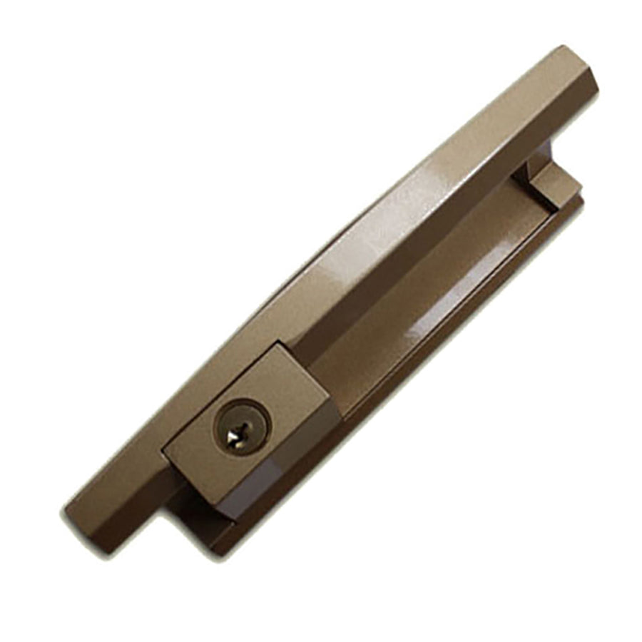 Sliding Patio Door Handle, Right Hand, Outside Keyed - Copperite. - Sliding Patio Door Handle, Right Hand, Outside Keyed - Copperite.