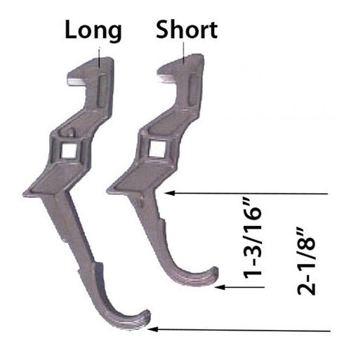 Pella Screen Door Latch Only - Long Handle, 897 SD - Bronze - Pella Screen Door Latch Only - Long Handle, 897 SD - Bronze