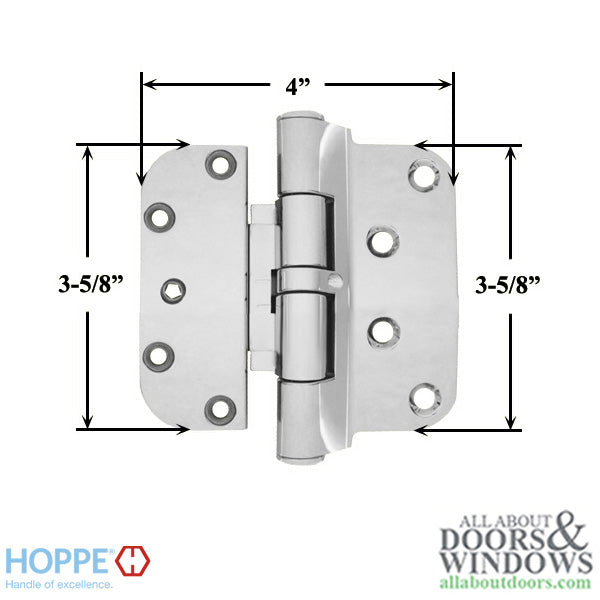 Hoppe F49-R, 2009 Guide Hinge, Polished Chrome - Hoppe F49-R, 2009 Guide Hinge, Polished Chrome