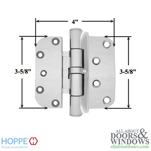 Hoppe F49-R, 2009 Guide Hinge, Polished Chrome - Hoppe F49-R, 2009 Guide Hinge, Polished Chrome