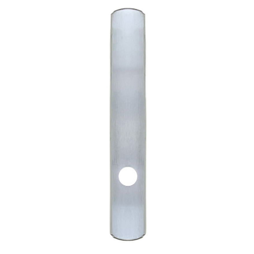 Newbury Passive Exterior Escutcheon Plate - Brushed Chrome - Newbury Passive Exterior Escutcheon Plate - Brushed Chrome