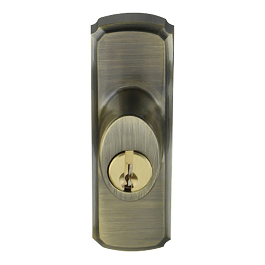 Andersen Window-Frenchwood Gliding Door Hardware, Newbury/Lock Assembly w/keys - Antique Brass - RH - Andersen Window-Frenchwood Gliding Door Hardware, Newbury/Lock Assembly w/keys - Antique Brass - RH