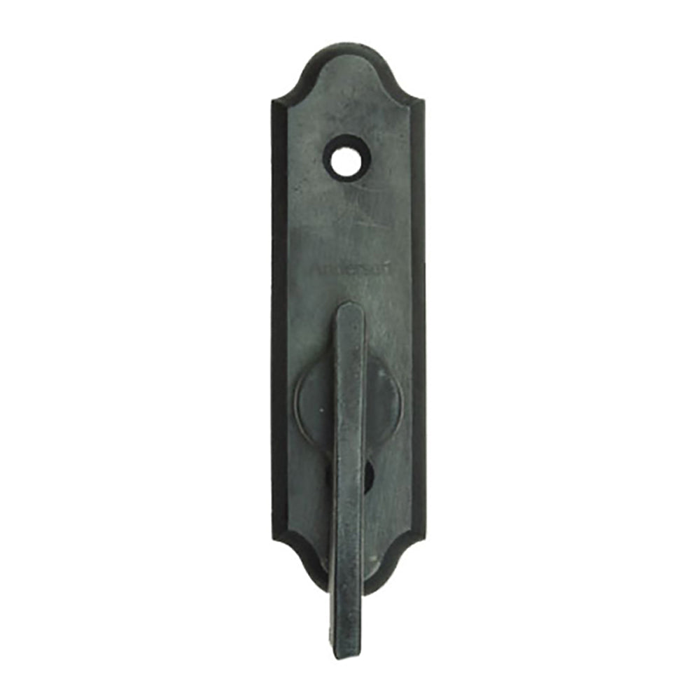 Andersen Frenchwood Gliding Doors - Thumb Latch - Encino - Inside Lock - Distressed Bronze - Andersen Frenchwood Gliding Doors - Thumb Latch - Encino - Inside Lock - Distressed Bronze