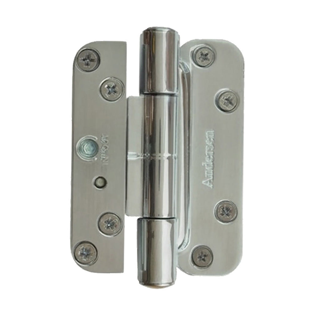 Andersen 4 Hinge Kit, Left Hand (2005-Present) - Brushed Chrome - Andersen 4 Hinge Kit, Left Hand (2005-Present) - Brushed Chrome