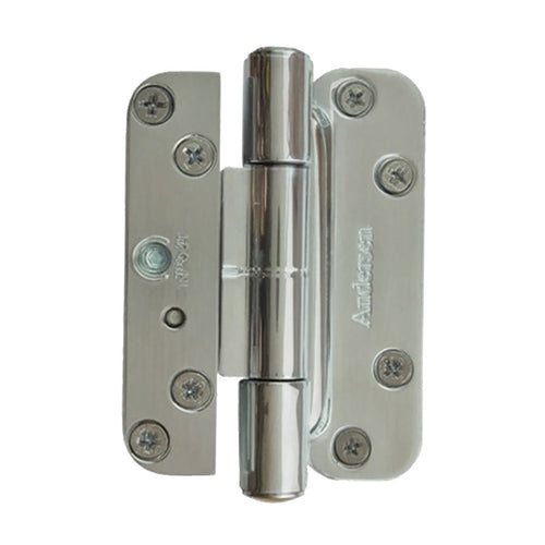 Andersen 4 Hinge Kit, Left Hand (2005-Present) - Brushed Chrome - Andersen 4 Hinge Kit, Left Hand (2005-Present) - Brushed Chrome