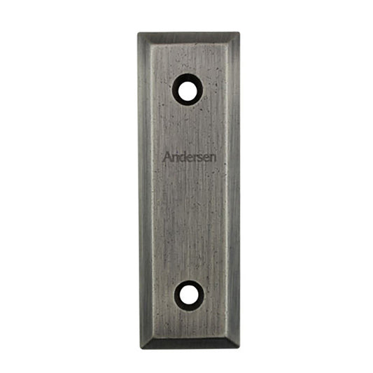 Andersen Frenchwood Gliding Doors - Cover Plate - Yuma - 4 Panel - Distressed Nickel