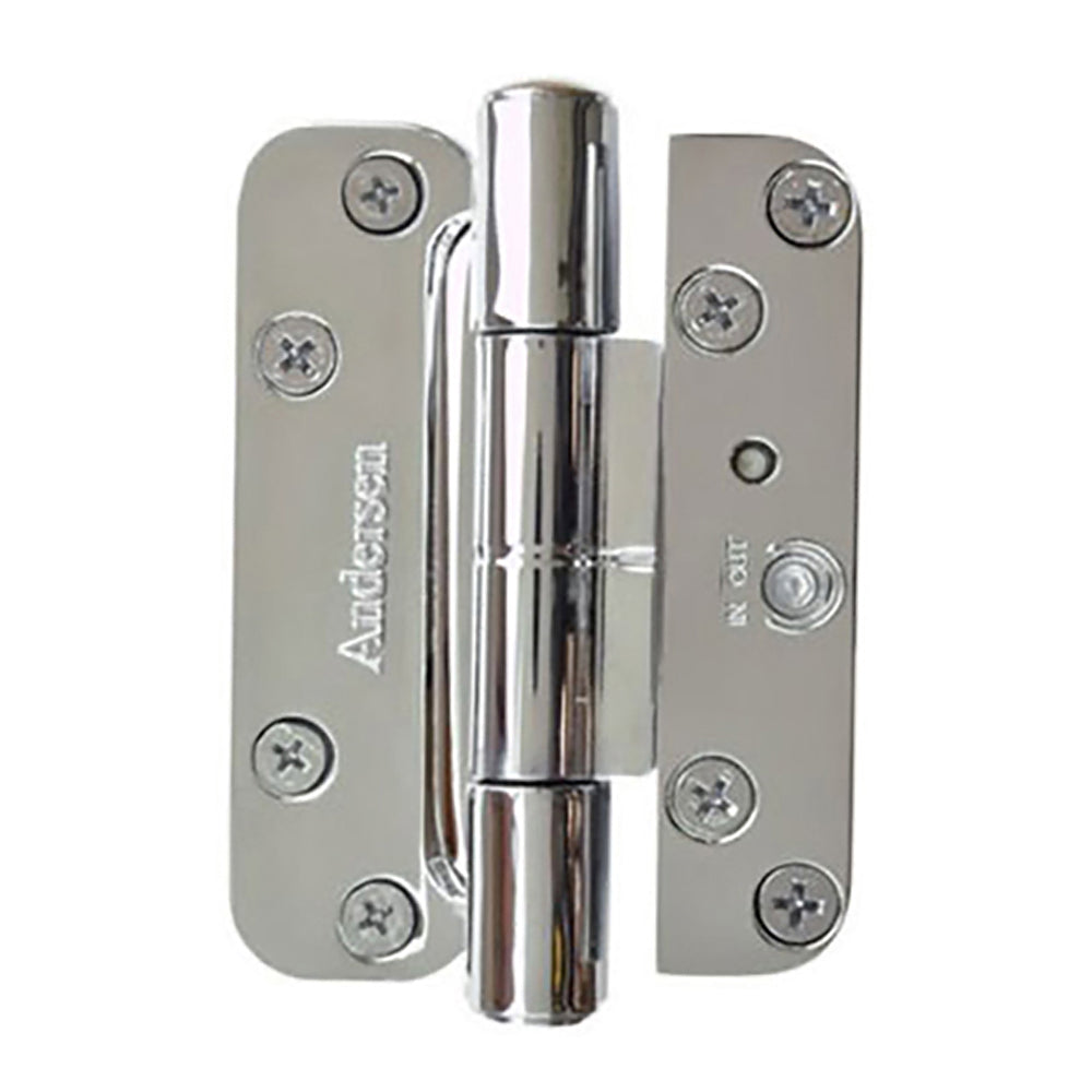 Andersen Single Hinge, Left Hand (2005-Present) - Polished Chrome - Andersen Single Hinge, Left Hand (2005-Present) - Polished Chrome