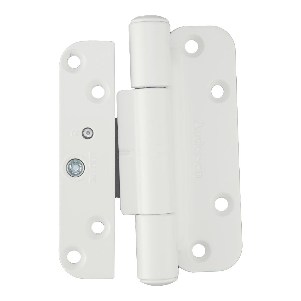 Andersen Single Hinge Left Hand Fits Doors 2005-Present White Andersen Hinge - Andersen Single Hinge Left Hand Fits Doors 2005-Present White Andersen Hinge