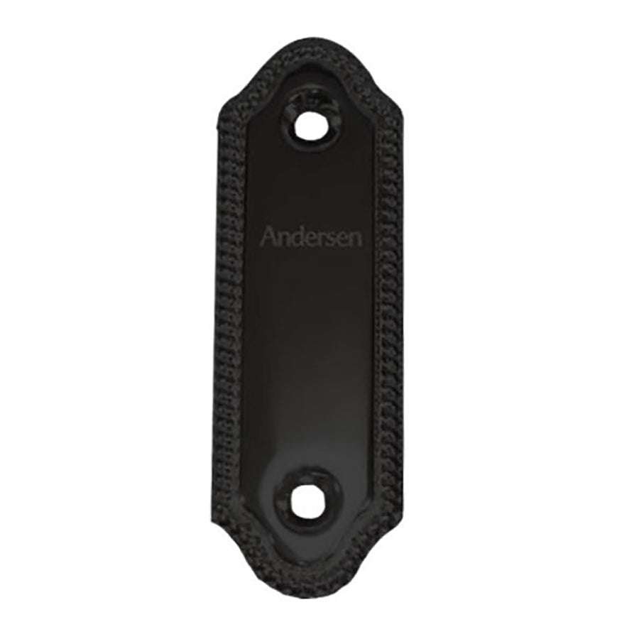 Andersen Frenchwood Gliding Door - Cover/Logo Plate - Whitmore - Oil Rubbed Bronze - Andersen Frenchwood Gliding Door - Cover/Logo Plate - Whitmore - Oil Rubbed Bronze
