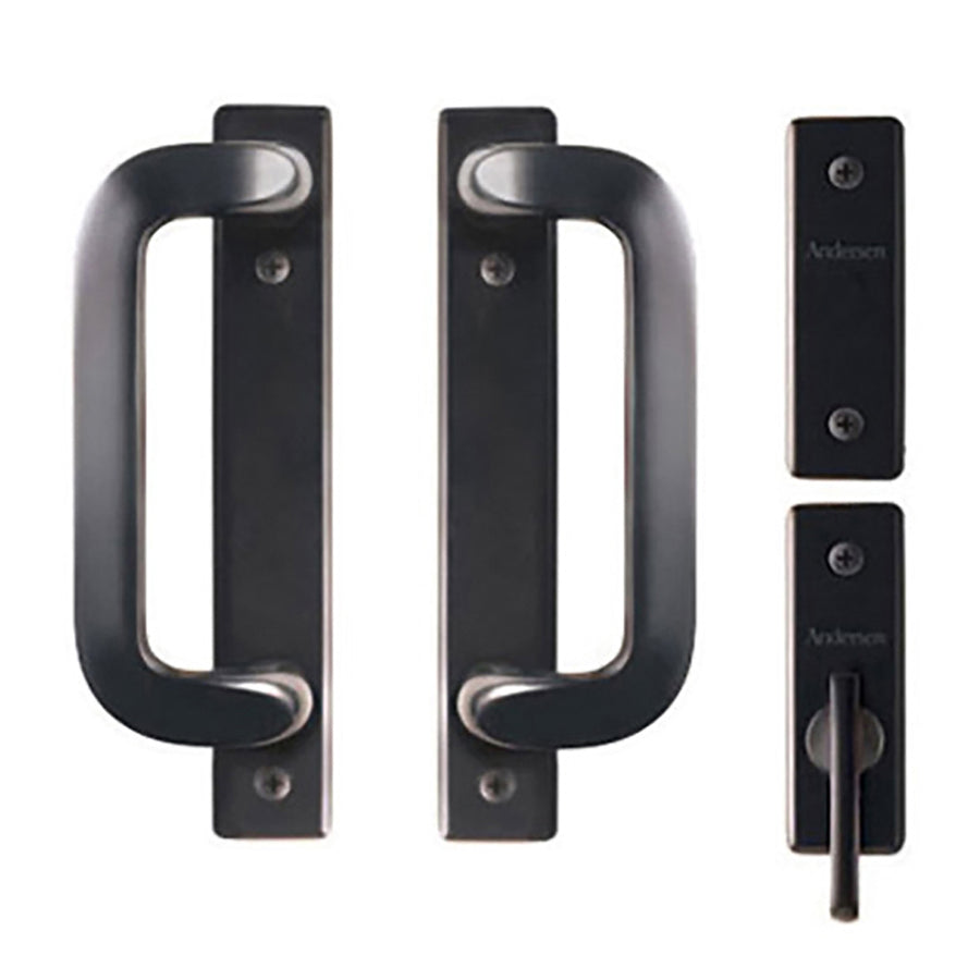 Andersen Frenchwood Gliding Door Trim Anvers 4 Panel Interior & Exterior - Oil Rubbed Bronze - Andersen Frenchwood Gliding Door Trim Anvers 4 Panel Interior & Exterior - Oil Rubbed Bronze