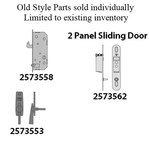 Old Style Deadlock, Andersen Reachout, 1982-2006 Gliding Patio Door - Old Style Deadlock, Andersen Reachout, 1982-2006 Gliding Patio Door