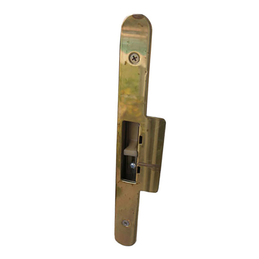 Andersen Strike Plate Cover, AP/PA Door - Bright Brass - Andersen Strike Plate Cover, AP/PA Door - Bright Brass