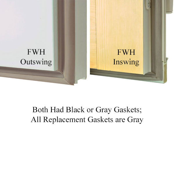 Andersen Frenchwood Inswing Gasket Weatherstrip, Size 2968 - Gray - Andersen Frenchwood Inswing Gasket Weatherstrip, Size 2968 - Gray