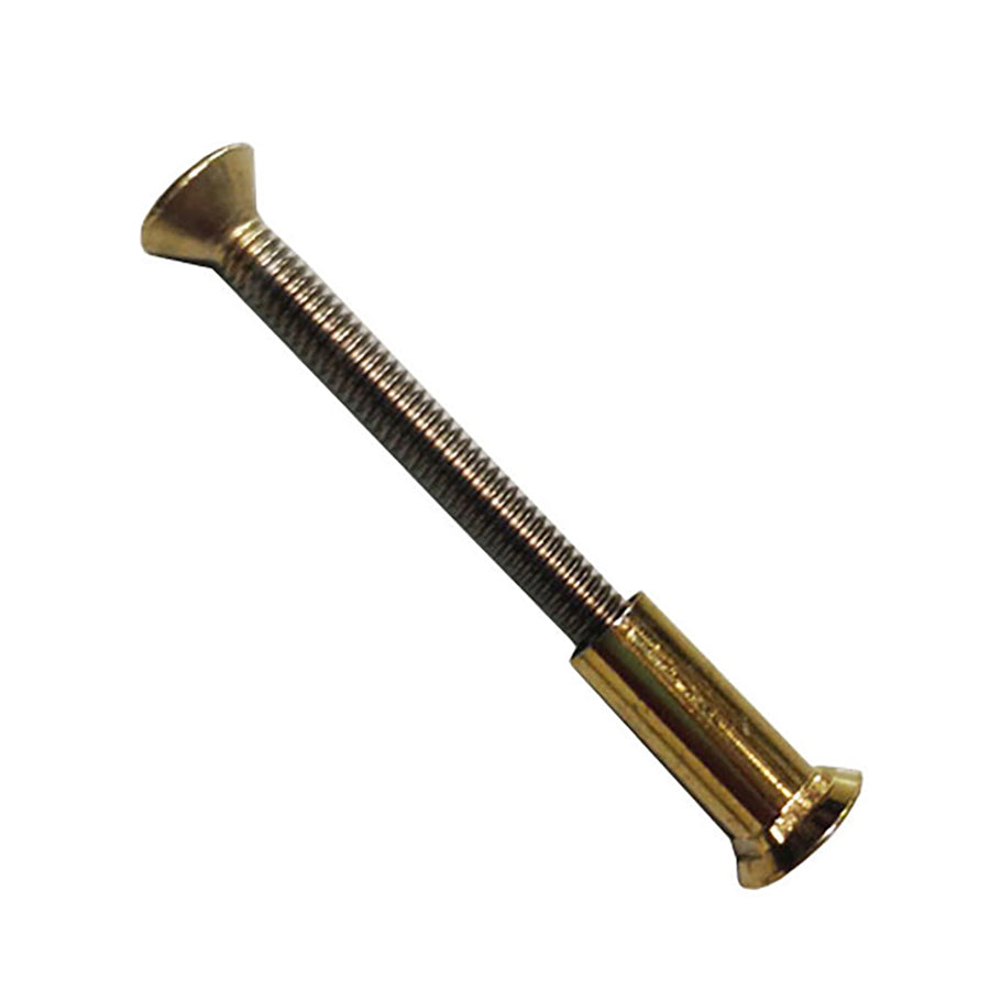 Polished Brass Thru-Bolt with Binder Post - Polished Brass Thru-Bolt with Binder Post