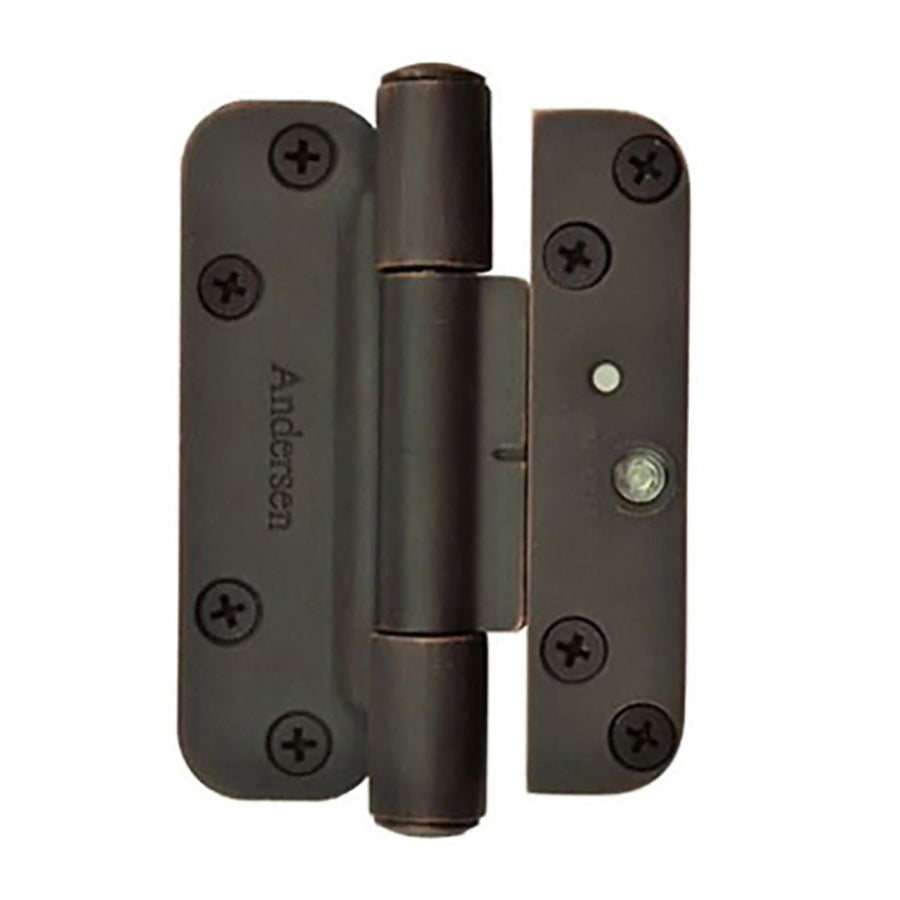 Andersen Single Hinge, Left Hand (2005-Present) - Distressed Bronze - Andersen Single Hinge, Left Hand (2005-Present) - Distressed Bronze