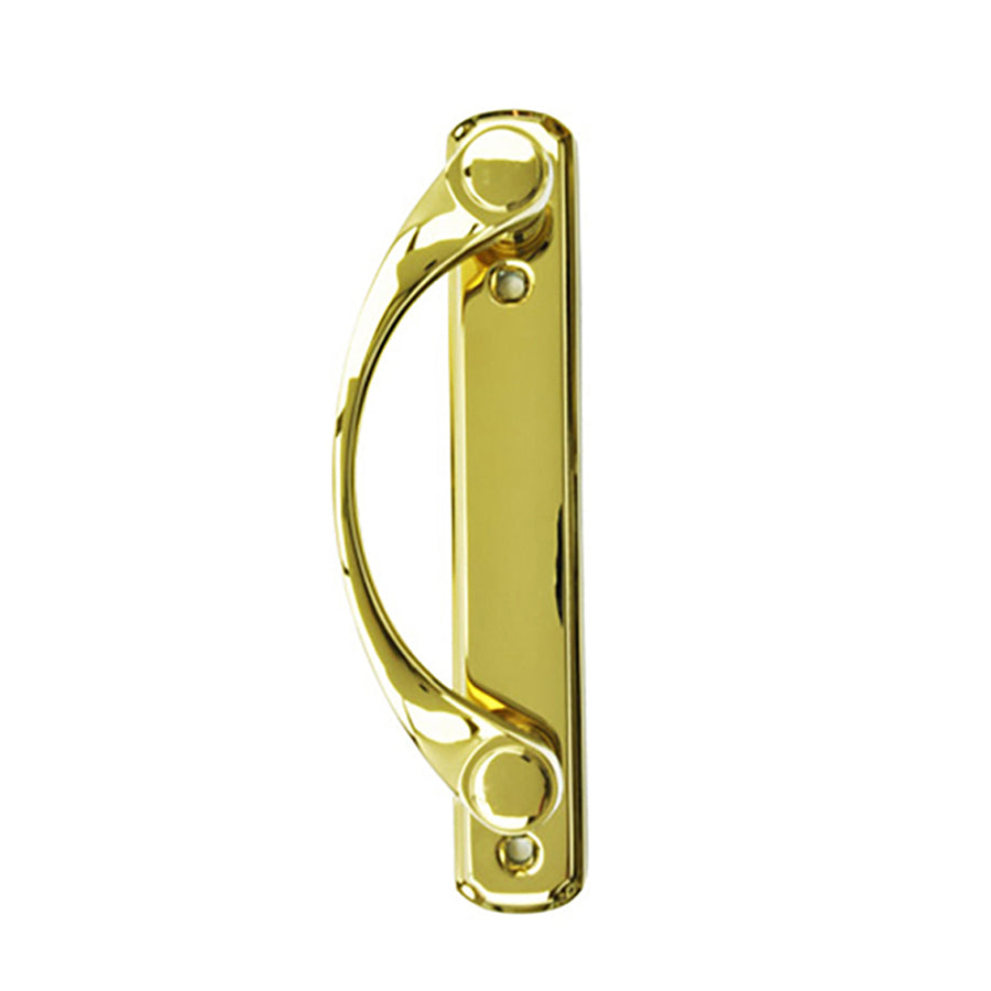 Andersen Newbury Gliding Door Single Handle - Right Interior/Left Exterior - Bright Brass - Andersen Newbury Gliding Door Single Handle - Right Interior/Left Exterior - Bright Brass