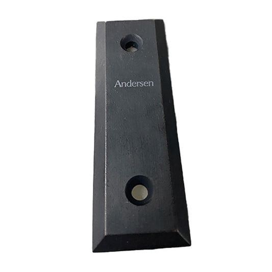 Andersen Frenchwood Gliding Doors 4 Panel Cover Plate Distressed Bronze Finish