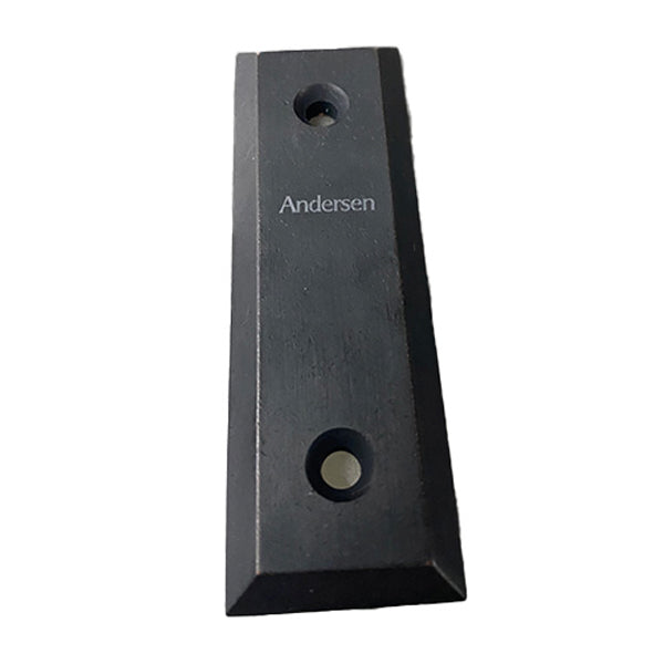Andersen Frenchwood Gliding Doors 4 Panel Cover Plate Distressed Bronze Finish - Andersen Frenchwood Gliding Doors 4 Panel Cover Plate Distressed Bronze Finish