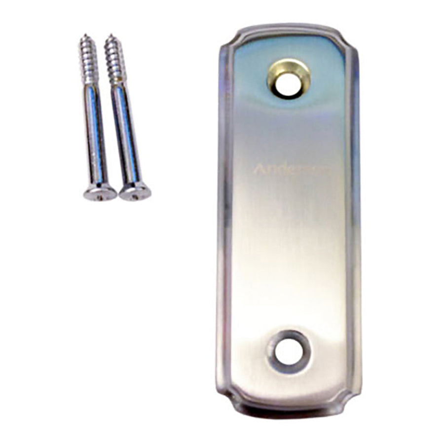 Andersen Gliding Door Cover Plate, Newbury Style - Polished Chrome - Andersen Gliding Door Cover Plate, Newbury Style - Polished Chrome