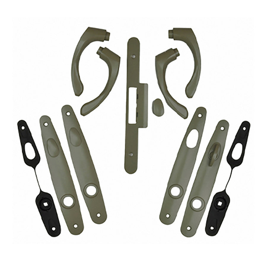 Andersen Tribeca Hardware Kit - Double Doors, Non-Keyed - Stone - Andersen Tribeca Hardware Kit - Double Doors, Non-Keyed - Stone
