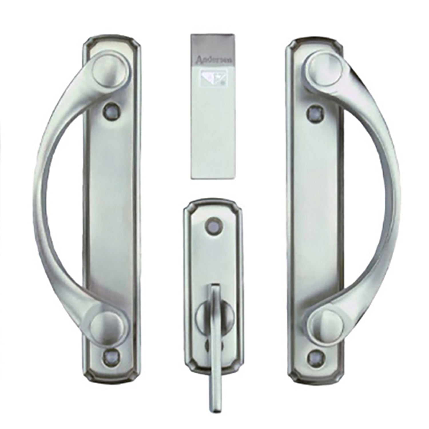 Andersen Newbury Door Handle For Two Panel Sliding Door Satin Nickel - Andersen Newbury Door Handle For Two Panel Sliding Door Satin Nickel