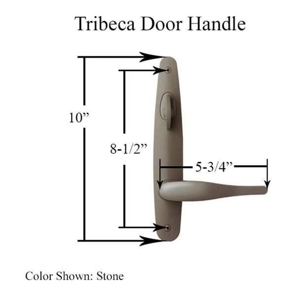 Andersen Door Handle For Hinged Patio Door Tribeca Hardware Kit Non Keyed Handle - Andersen Door Handle For Hinged Patio Door Tribeca Hardware Kit Non Keyed Handle