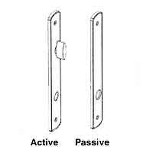 Escutcheon Plate, Active Exterior - H.P. Bright Brass - Escutcheon Plate, Active Exterior - H.P. Bright Brass