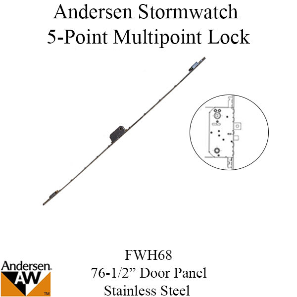 Andersen Stormwatch 5-Point Lock AP/PA - FWH68  Door - Andersen Stormwatch 5-Point Lock AP/PA - FWH68  Door