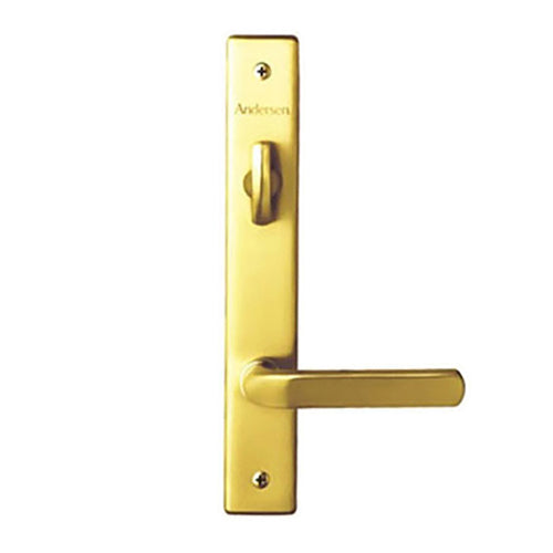 Hardware Kit, Single Door, Anvers, Active Door - Bright Brass - Hardware Kit, Single Door, Anvers, Active Door - Bright Brass