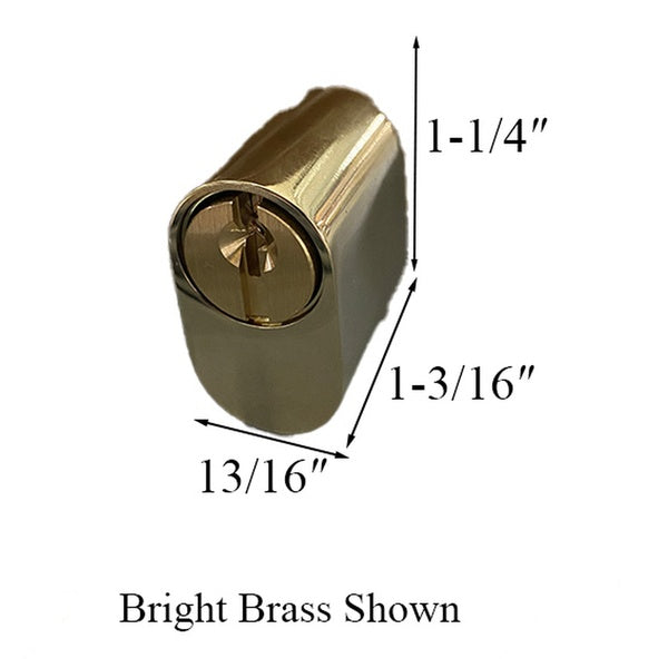 Andersen Keyed Cylinder with Housing -  Antique Brass - Andersen Keyed Cylinder with Housing -  Antique Brass