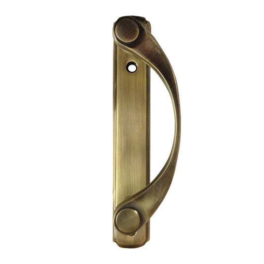 Andersen Newbury Gliding Door Single Handle - Right Interior/Left Exterior - Antique Brass
