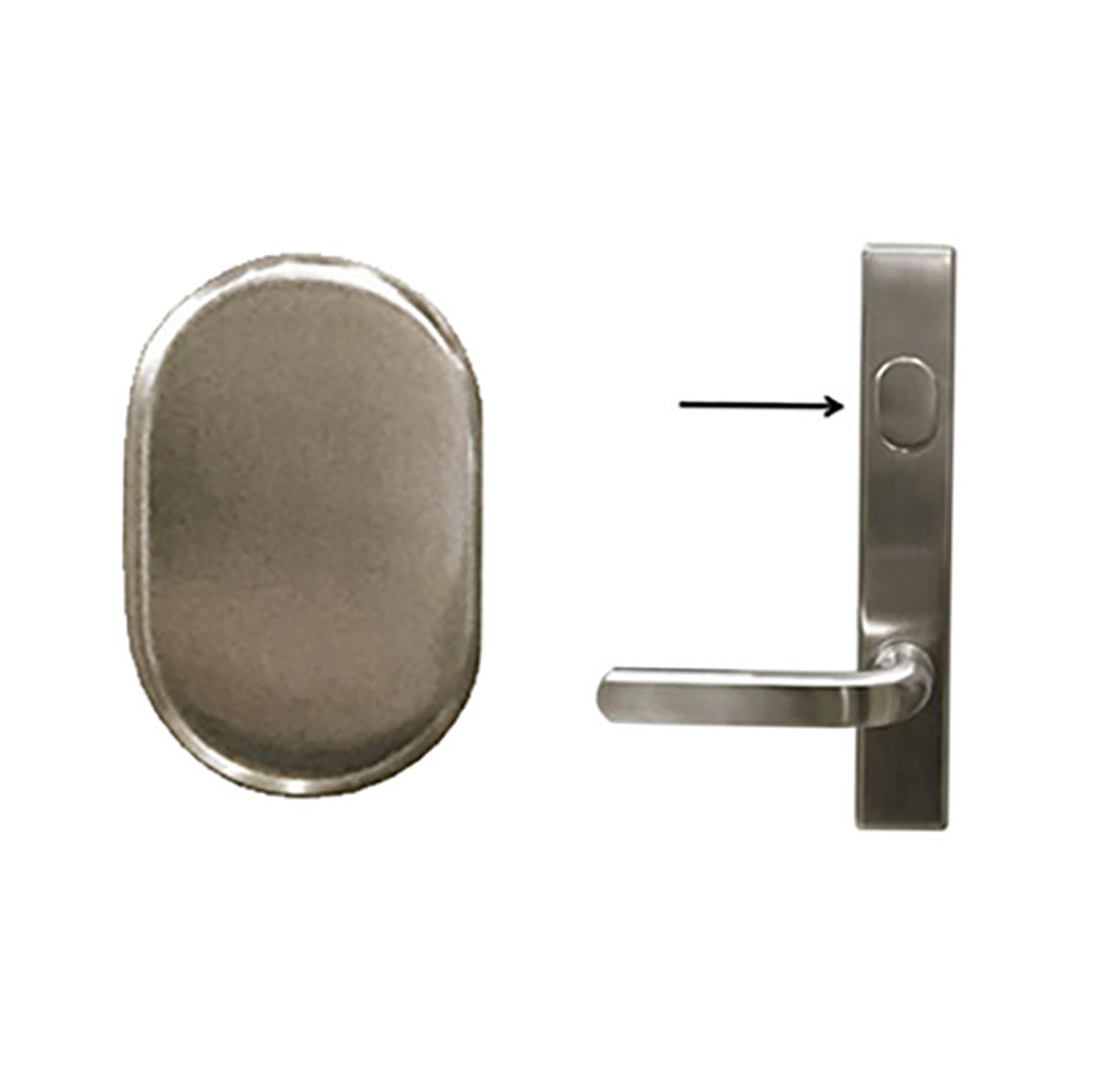 Dummy Cylinder Housing, Andersen - Distressed Nickel - Dummy Cylinder Housing, Andersen - Distressed Nickel