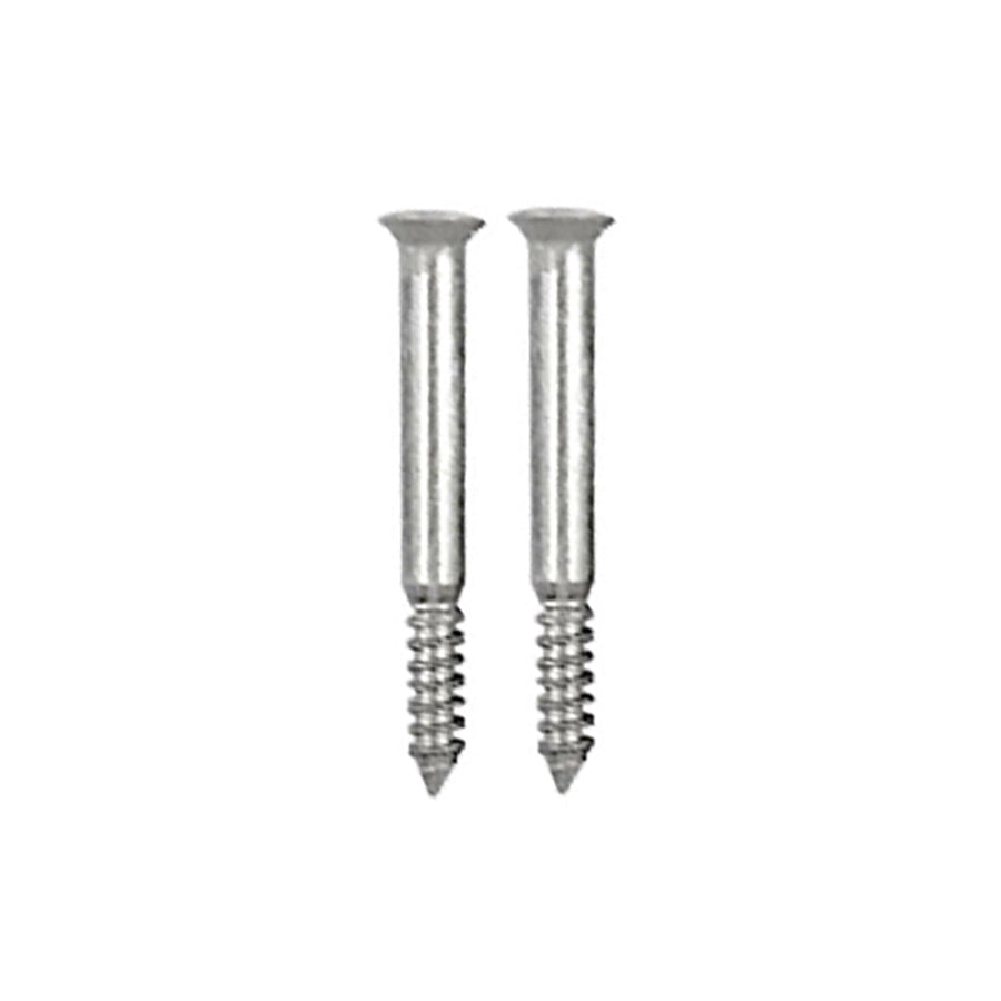 Wood Screws, #10 x1-3/4 Oval Head  - White - Wood Screws, #10 x1-3/4 Oval Head  - White