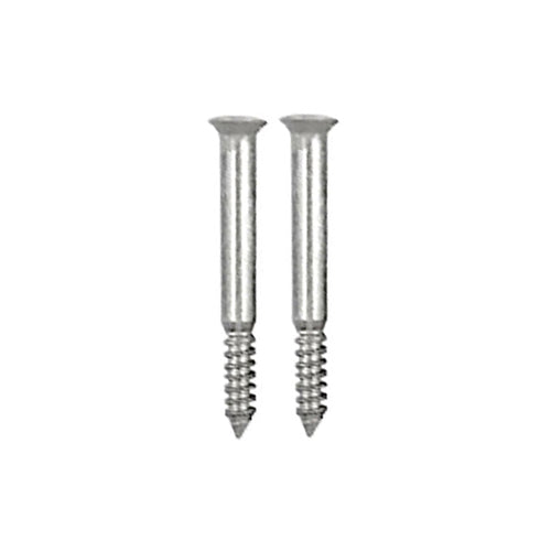 Wood Screws, #10 x1-3/4 Oval Head  - White - Wood Screws, #10 x1-3/4 Oval Head  - White