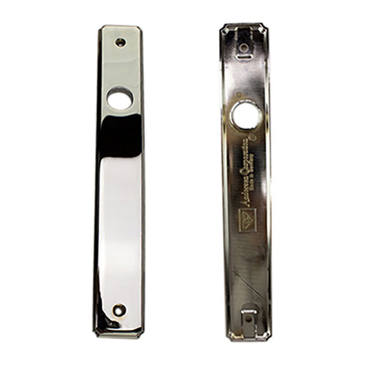 Escutcheon Plate, Newbury Interior Passive Door - Polished Chrome