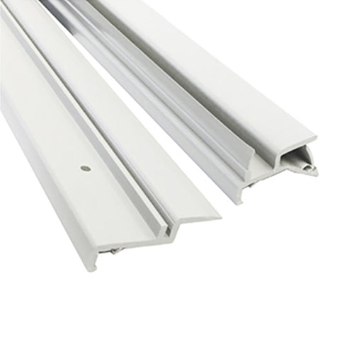 Complete Weatherstrip Set, 6 ft 8 in, White - Complete Weatherstrip Set, 6 ft 8 in, White