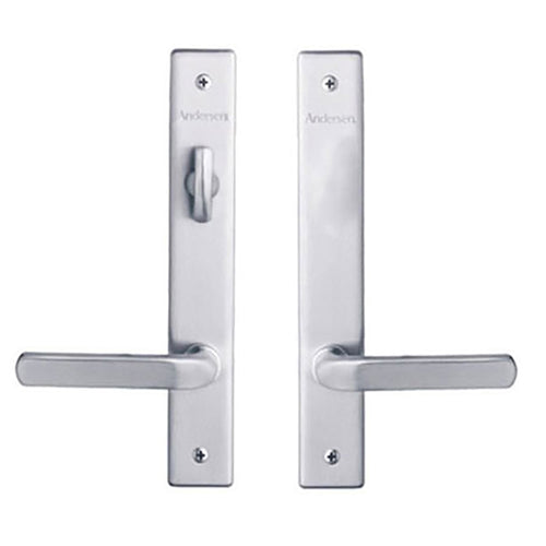 Hardware Kit, Double Door, Anvers, Active / Passive - Satin Nickel - Hardware Kit, Double Door, Anvers, Active / Passive - Satin Nickel