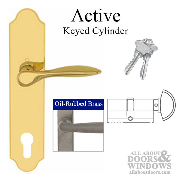 New Orleans M1610 / 3965N Active Handleset Oil-Rubbed Brass - New Orleans M1610 / 3965N Active Handleset Oil-Rubbed Brass