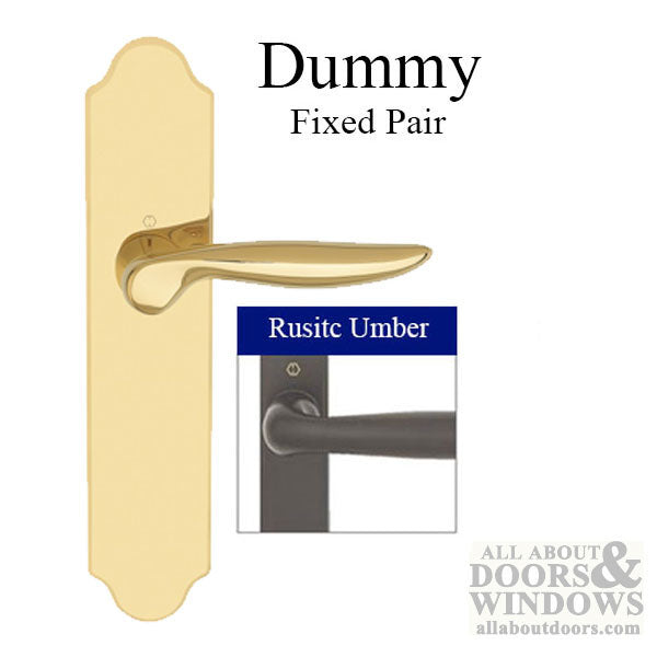 Hoppe Toronto M1020 / 3965N Dummy Pair Handleset – Rustic Umber - Hoppe Toronto M1020 / 3965N Dummy Pair Handleset – Rustic Umber