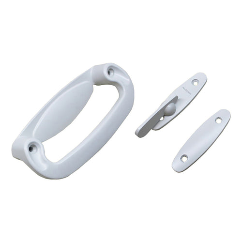 Andersen Tribeca 2-Panel Interior Trim Hardware - White - Andersen Tribeca 2-Panel Interior Trim Hardware - White