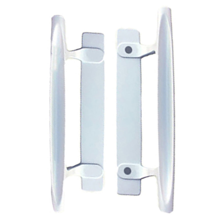 Dished Style, Interior & Exterior Pull Sliding Door- White - Dished Style, Interior & Exterior Pull Sliding Door- White
