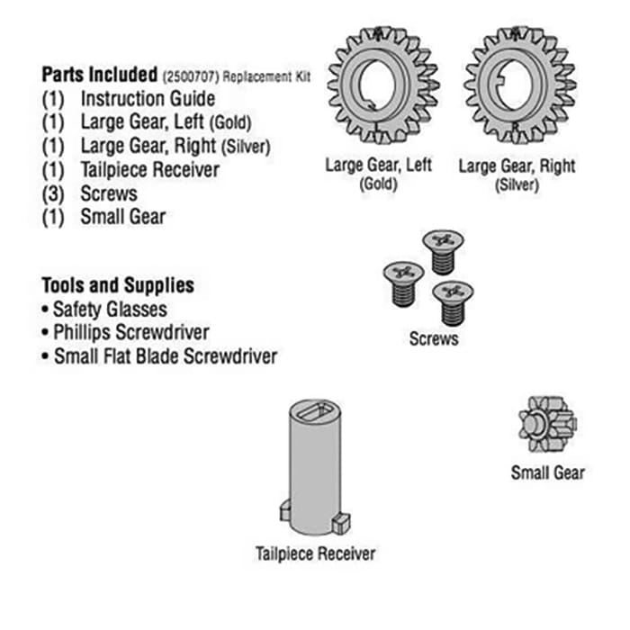 Andersen Exterior Keyed Lock Parts Replacement Kit - Andersen Exterior Keyed Lock Parts Replacement Kit